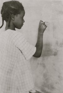 Un alumno en Pleasant Green School - Condado de Pocahontas, Virginia Occidental 1921 de Lewis Wickes Hine