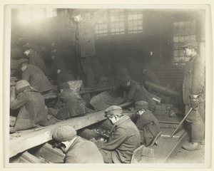 Vista de los trabajadores de la Ewen Breaker de la Pennsylvania Coal Company de Lewis Wickes Hine