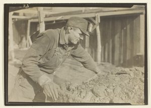 Frenero en un tren de carbón, Pensilvania de Lewis Wickes Hine