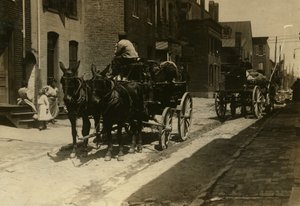 Carruajes tirados por caballos en Fell