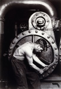 Mecánico de la central eléctrica de Lewis Wickes Hine