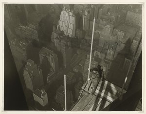 Levantando el mástil, Empire State Building, 1931