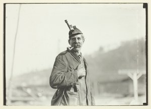 Minero galés, mina de Virginia Occidental de Lewis Wickes Hine