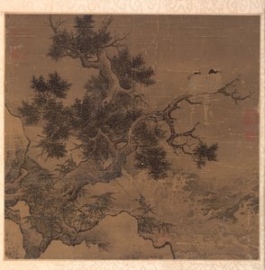 Pájaros en un Árbol sobre una Catarata, 1127-1279 de Li Di