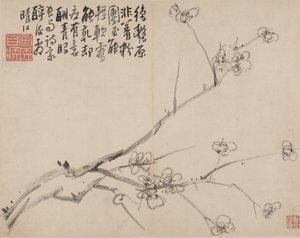 Álbum de ciruelo en flor, 1742