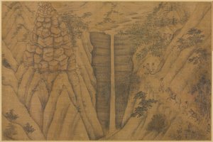 Viviendo en las montañas Longmian Sleeping Dragon, 1100s-1200s de Li Gonglin
