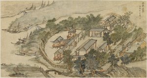 El ermitaño de los cinco ciervos, principios del siglo XVII de Li Shida