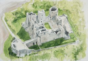 Castillo de Goodrich, Herefordshire, c. 1994-c. 2005 de Liam Wales