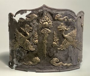Corona imperial de plata y dorado parcial, Dinastía Liao, siglos X-XI de Liao Dynasty Chinese School