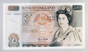 Billete de 50 libras de Unbekannt Unbekannt