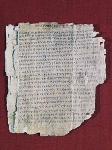 66 o Papiro Bodmer II, ca 200, códice casi completo del Evangelio de Juan en griego, Biblioteca Bodmer, Ginebra, Suiza de Unbekannt Unbekannt