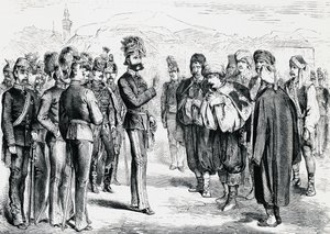 El general austriaco Josip Filipovic recibiendo una delegación musulmana de Unbekannt Unbekannt