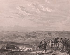 Batalla de Friburgo, Alemania, agosto de 1644, Guerra de los Treinta Años, grabado en acero sobre papel de china