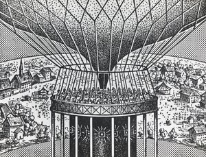 Cineorama por Raoul Grimoin-Sanson (1860-1941), sistema de proyección circular antecesor del Cinerama de Unbekannt Unbekannt