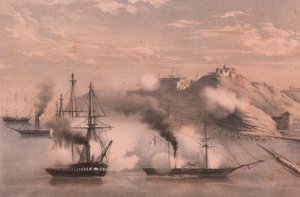 Combate de la flota contra tres fuertes de Ancona, sitio de Ancona