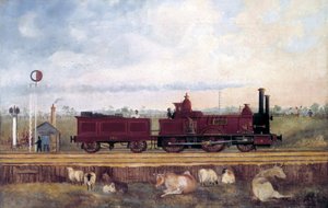 Locomotora no 126 del London & South Western Railway, c 1850s de Unbekannt Unbekannt