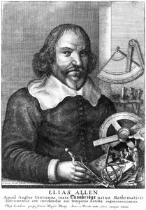 Elias Allen, matemático y fabricante de instrumentos, c 1630 de Unbekannt Unbekannt