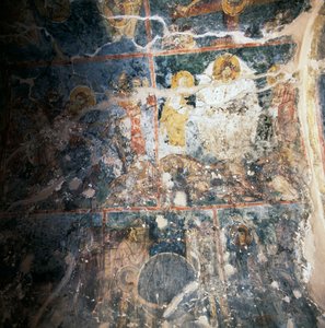 Frescos en el techo del monasterio de Agios Georgios, Diavaide, Creta, Grecia de Unbekannt Unbekannt