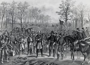 General Robert Lee rindiéndose al General Ulysses Grant en Appomattox, 9 de abril de Unbekannt Unbekannt