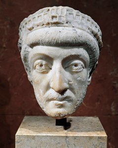 Cabeza de mármol del emperador romano de Oriente Teodosio II de Unbekannt Unbekannt
