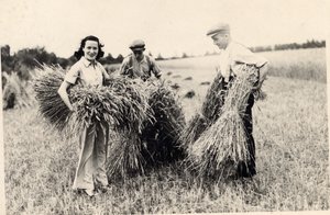 Fotografía de Adele Astaire en tiempo de cosecha de Unbekannt Unbekannt