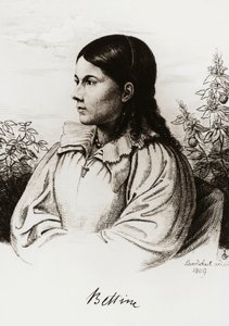 Retrato de Bettina Brentano von Arnim (1785-1859) de Unbekannt Unbekannt