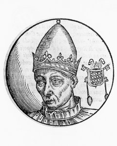 Retrato de Celestino II (Guido Guelfuccio de Castello, fallecido en 1144) de Unbekannt Unbekannt