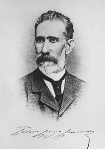 Retrato de Gaetano Giorgio Gemmellaro (1832-1904), geólogo, paleontólogo y político italiano, grabado de Unbekannt Unbekannt