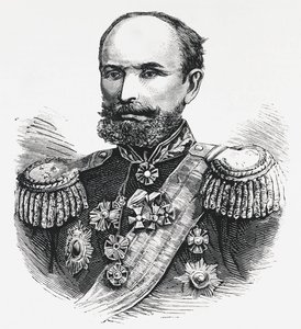 Retrato del general Oklobjio, comandante ruso en el Cáucaso, guerra ruso-turca de Unbekannt Unbekannt