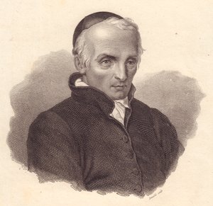 Retrato del religioso y teólogo italiano Ottavio Giovanni Battista Assarotti (1753-1829), grabado en cobre por Bonaldi