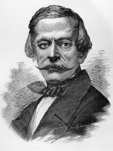 Retrato de Massimo Taparelli, Marqués de Azeglio (1798-1866), patriota, político, escritor y pintor italiano, Primer Ministro de Cerdeña de 1849 a 1852, grabado de Unbekannt Unbekannt