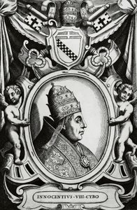 Retrato del Papa Inocencio VIII (Giovanni Battista Cybo) de Unbekannt Unbekannt