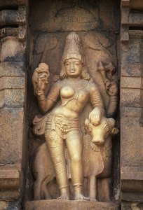 Relieve que representa a Parvati, templo Brihadisvara, Gangaikonda Cholapuram, Tamil Nadu, India de Unbekannt Unbekannt
