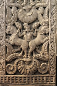 Relieve en la entrada occidental, Gran Estupa, Sanchi (Lista del Patrimonio Mundial de la UNESCO) de Unbekannt Unbekannt