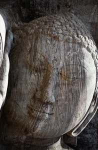 Sri Lanka, Ciudad Antigua de Polonnaruwa, estatua de Buda reclinado en Gal Vihara de Unbekannt Unbekannt