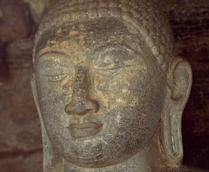 Sri Lanka, Polonnaruwa, detalle de la estatua de Buda de Gal Vihara (Lista del Patrimonio Mundial de la UNESCO) de Unbekannt Unbekannt