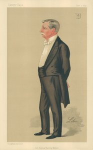 Sir Andrew Barclay Walker, 7 de junio de 1890, caricatura de Vanity Fair de Liborio Prosperi