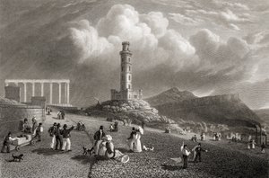Monumento a Nelson, Calton Hill, Edimburgo, de 