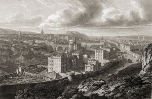 Vista desde Calton Hill, Edimburgo, de 