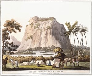 Vista Norte de Shole Ghurry, 1805 de Lieutenant James Hunter