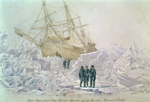 Incidente en un viaje comercial: HMS Terror arrojado por el hielo, 15 de marzo de 1837 de Lieutenant Smyth