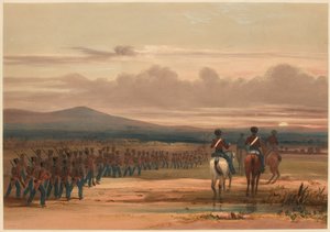 La marcha a través del desierto pantanoso de Lieutenant Thomas (after) Wingate
