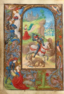 San Jorge y el dragón de Lieven van Lathem