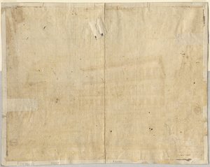 Cartouche verso, 1664