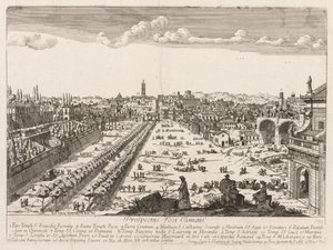 Foro Romano de Prospectus Locurum Urbis Romae Insignium, 1666 de Lievin Cruyl