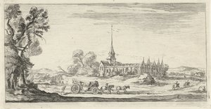 paisaje con monasterio de Lievin Cruyl