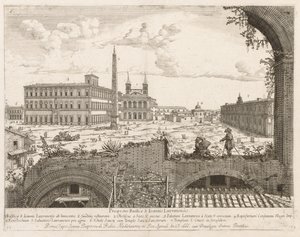 S. Giovanni in Laterano de Prospectus Locurum Urbis Romae Insign[ium], 1666 de Lievin Cruyl