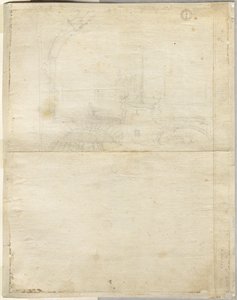 Boceto para San Giovanni in Laterano (verso)