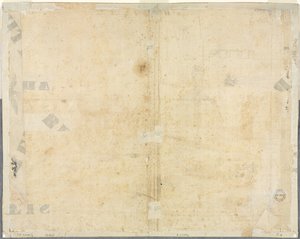 Bocetos de ventanas y pilastras del piso ático del Collegio di Propaganda Fide (verso)
