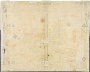 Bocetos de ventanas y pilastras del piso ático del Collegio di Propaganda Fide verso, siglo XVI